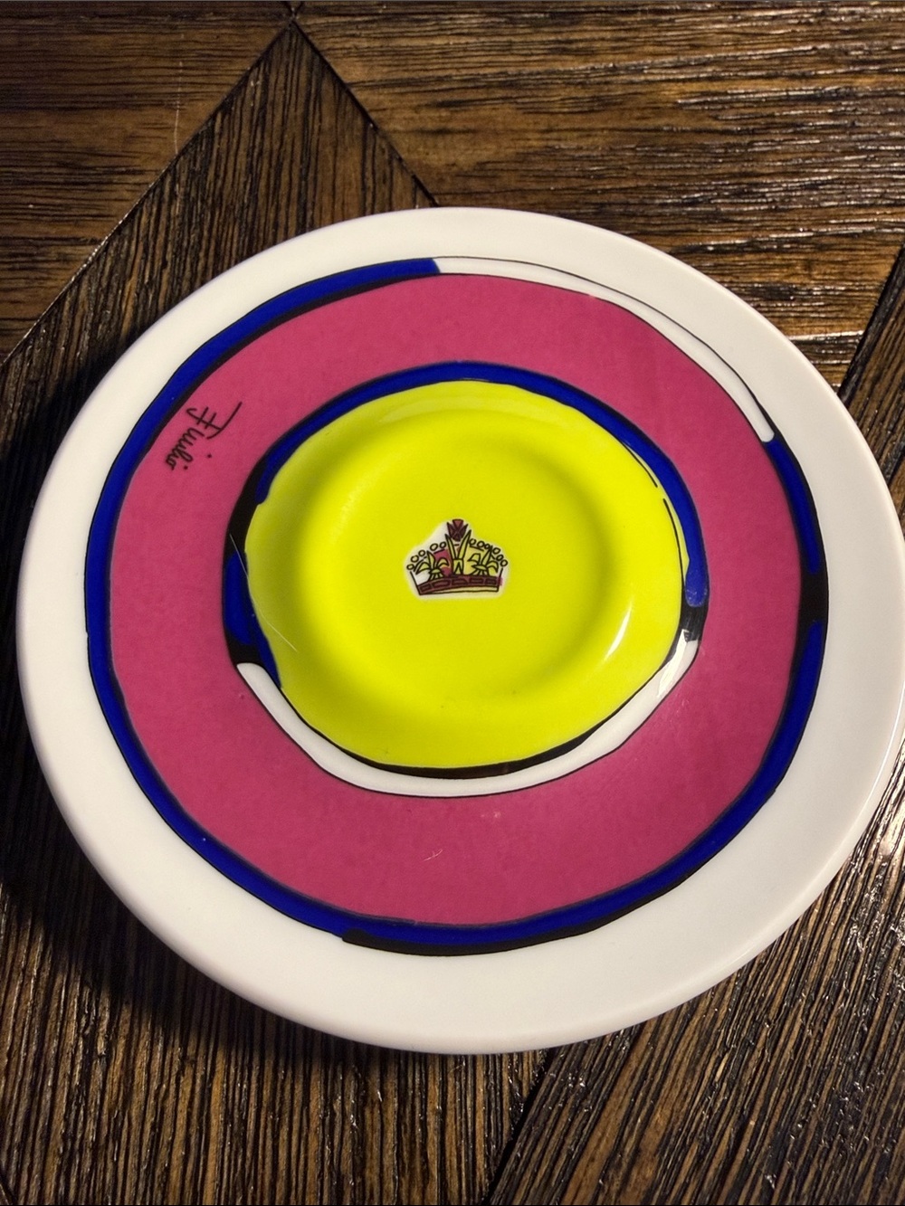 illy Art Collection Emilio Pucci Cities of the World Espresso Saucer 5” Collect